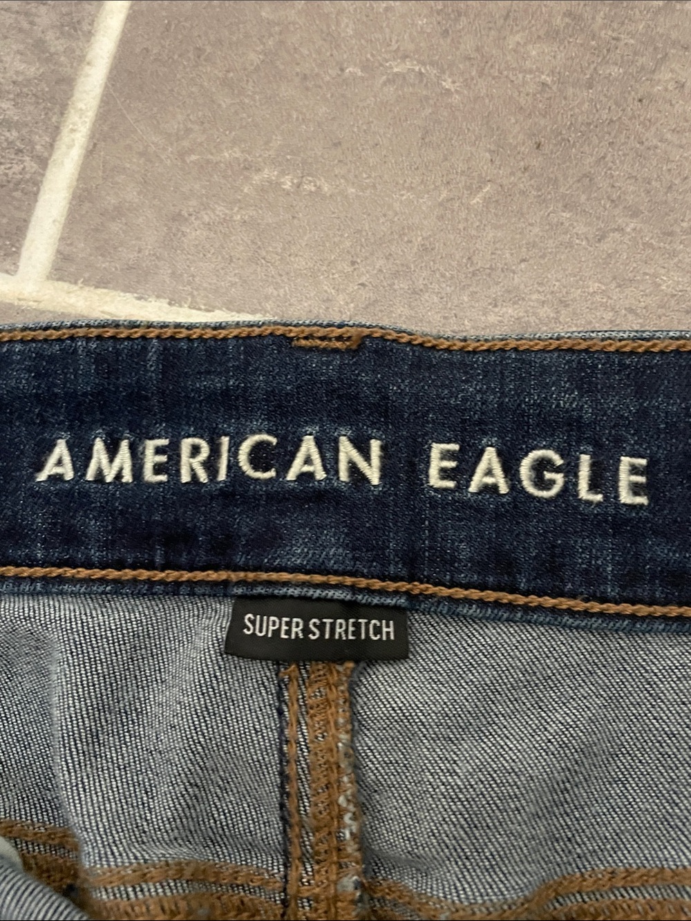 American Eagle Super Stretch Hi Rise Artist Flare Jeans size 12 Long - Picture 6 of 9